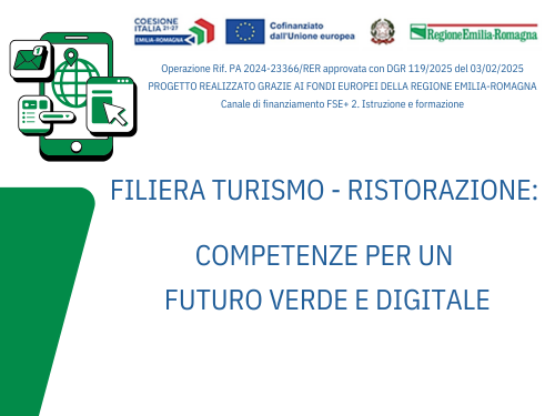 FILIERA TURISMO-RISTORAZIONE: COMPETENZE PER UN FUTURO VERDE E DIGITALE